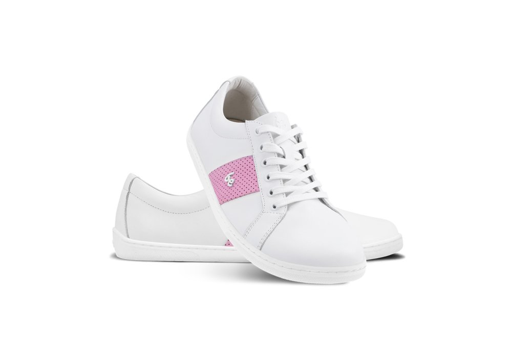 Barefoot Sneakers Be Lenka Elite - Wit & Roze 36 Pink