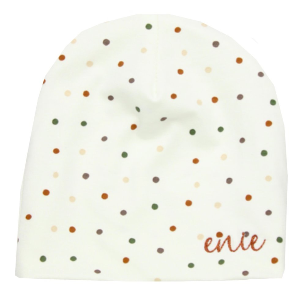 ENIE BABY Bonnet enfant Dots crème 3-6m