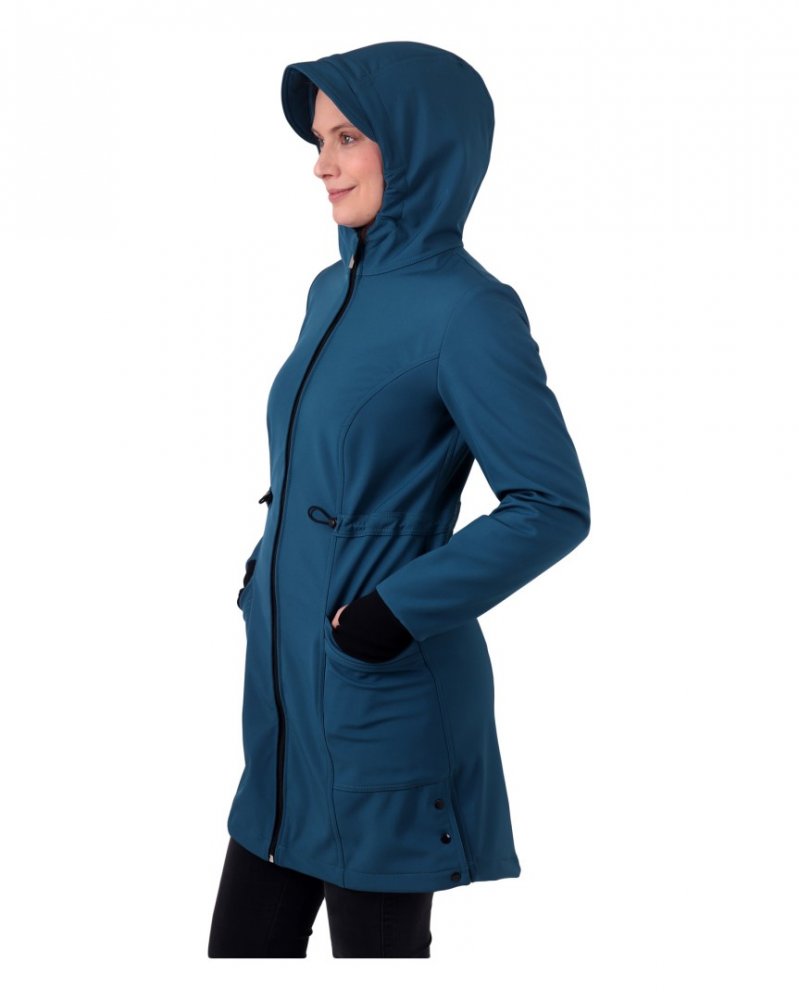 Manteau softshell pour femmes Hana, petrol L