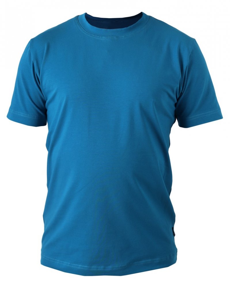 T-shirt hommes Marek, manches courtes, turquoise foncé XL – Image 3