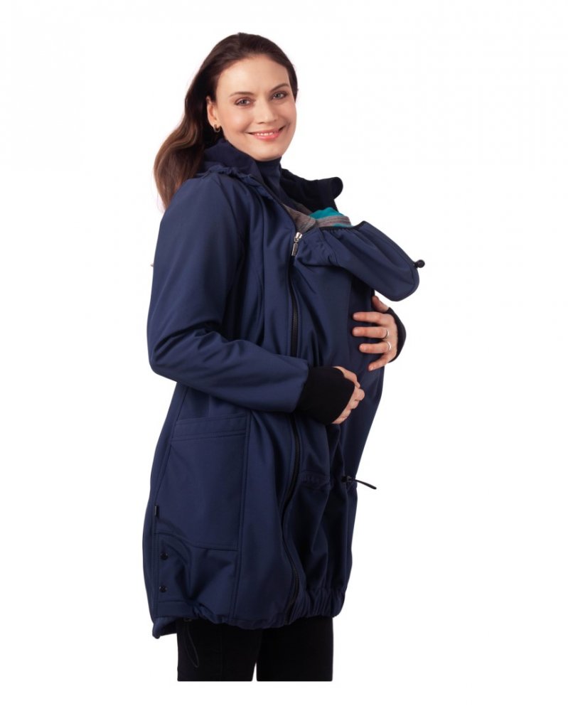 Softshell viselő dzseki Andrea + Body bélés, sötétkék M - Image 5
