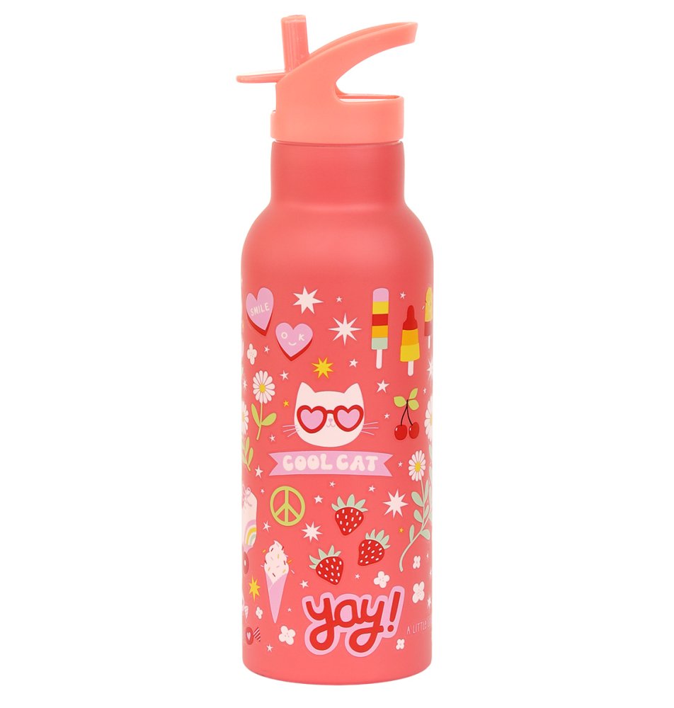 A Little Lovely Company - Borraccia in acciaio inossidabile, 500 ml - Divertimento - immagine 3