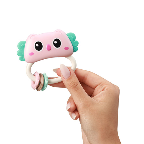 BABYONO Sonaglio con massaggiagengive Gufo 0m+ - immagine 4