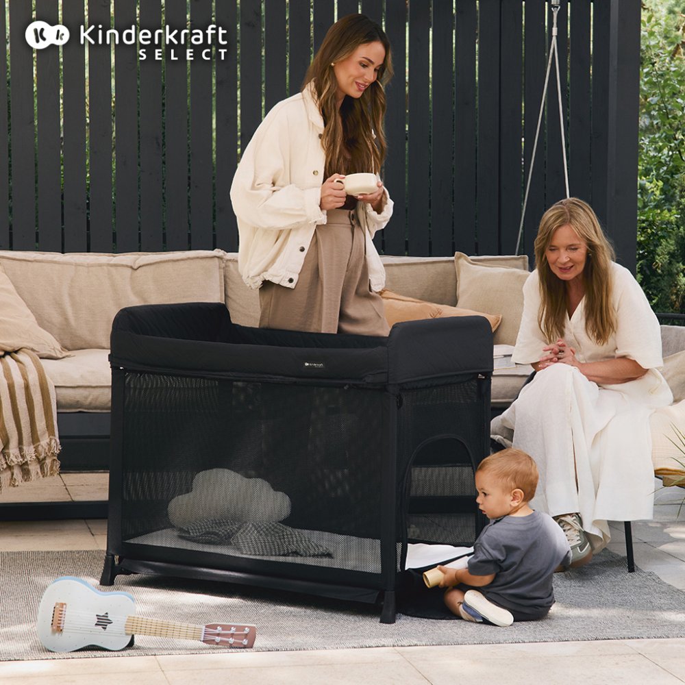 KINDERKRAFT SELECT Lit de voyage Moon Dream Black – Image 6