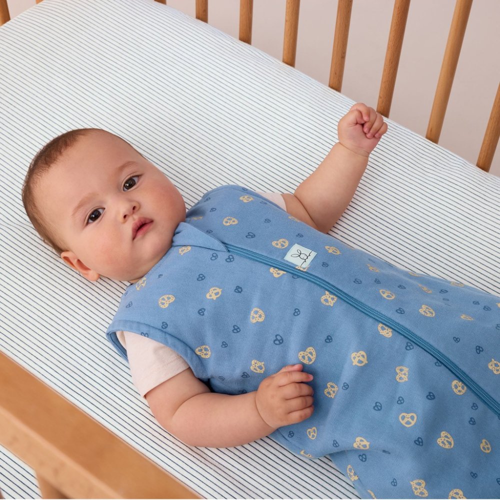 ERGOPOUCH Śpiworek do spania bawełna organiczna Jersey Petite Pretzel 8-24 m, 8-14 kg, 0,2 tog - obrazek 3