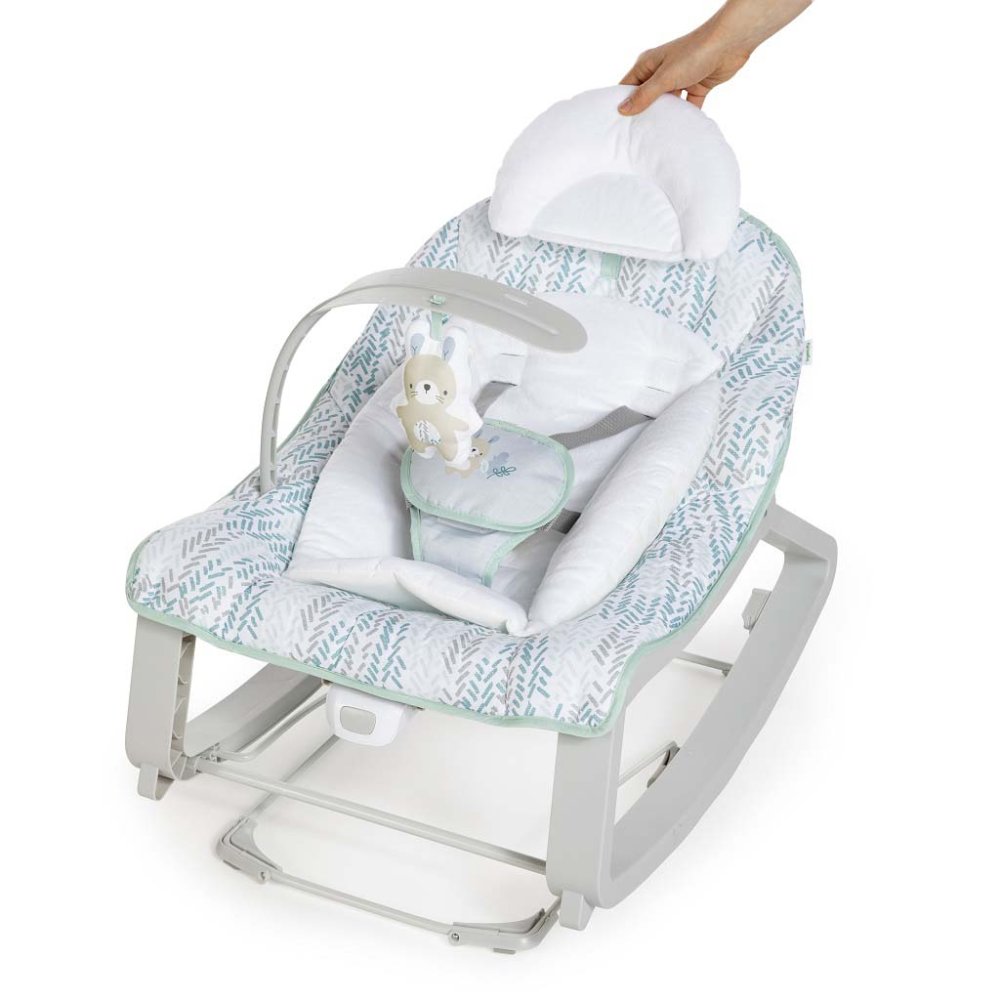 INGENUITY Balancelle vibrante 3-en-1 Keep Cozy Spruce 0m+ jusqu'à 18kg – Image 4
