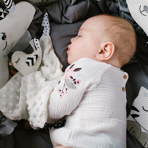 BABYONO Doudou et couverture 2en1 Little Birdie 0m+ – Image 3