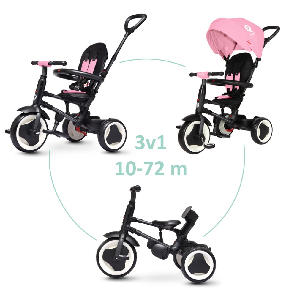 QPLAY Tricycle Rito eva Rose, âge 10-72 mois
