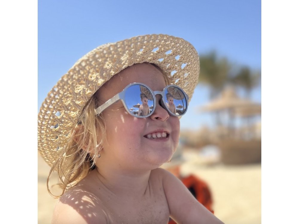 LITTLE KYDOO Lunettes de soleil Argent UV 400, polarisées 1-3 ans – Image 6
