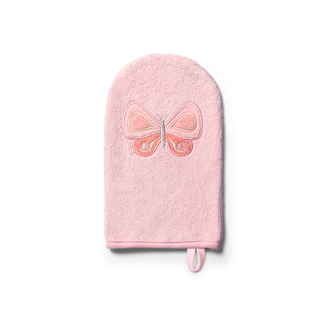 BABYONO Guanto da bagno Natural bamboo - rosa