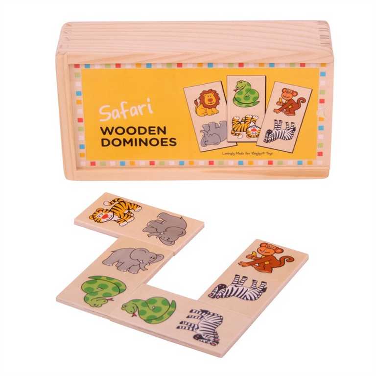 Bigjigs Toys Domino Safari aus Holz