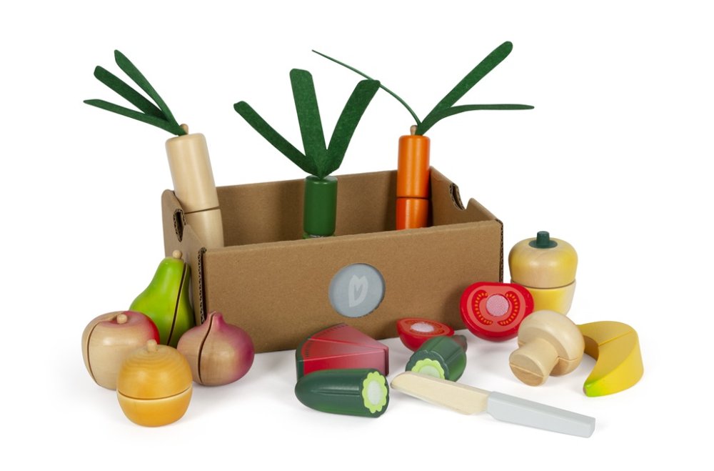 small foot Friss szeletelhető gyümölcs és zöldség készlet