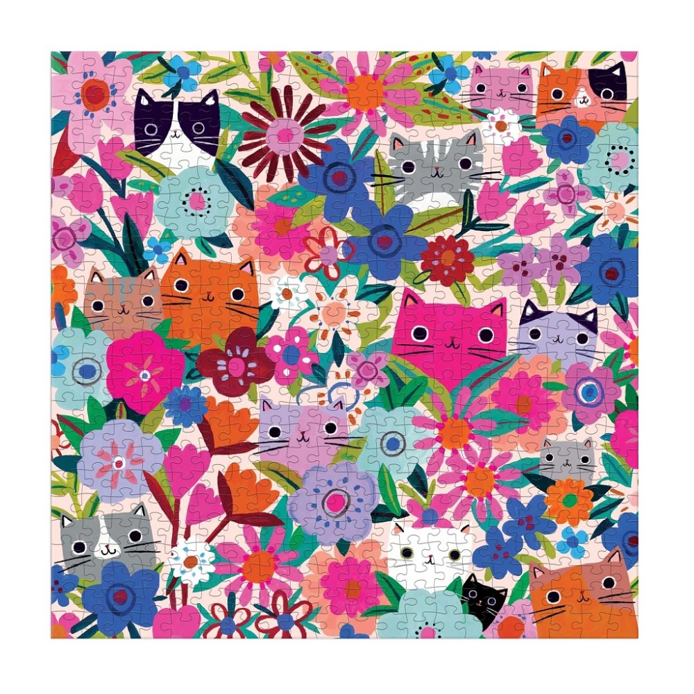 Mudpuppy Puzzle Gatos en las Flores 500 Piezas - Imagen 5