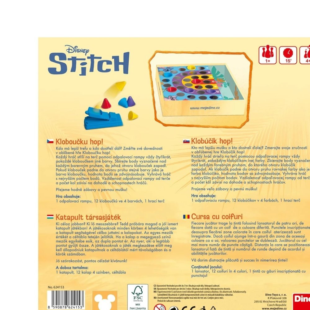 Dino Gioco per bambini Cappello Salta Stitch e Angel - immagine 3