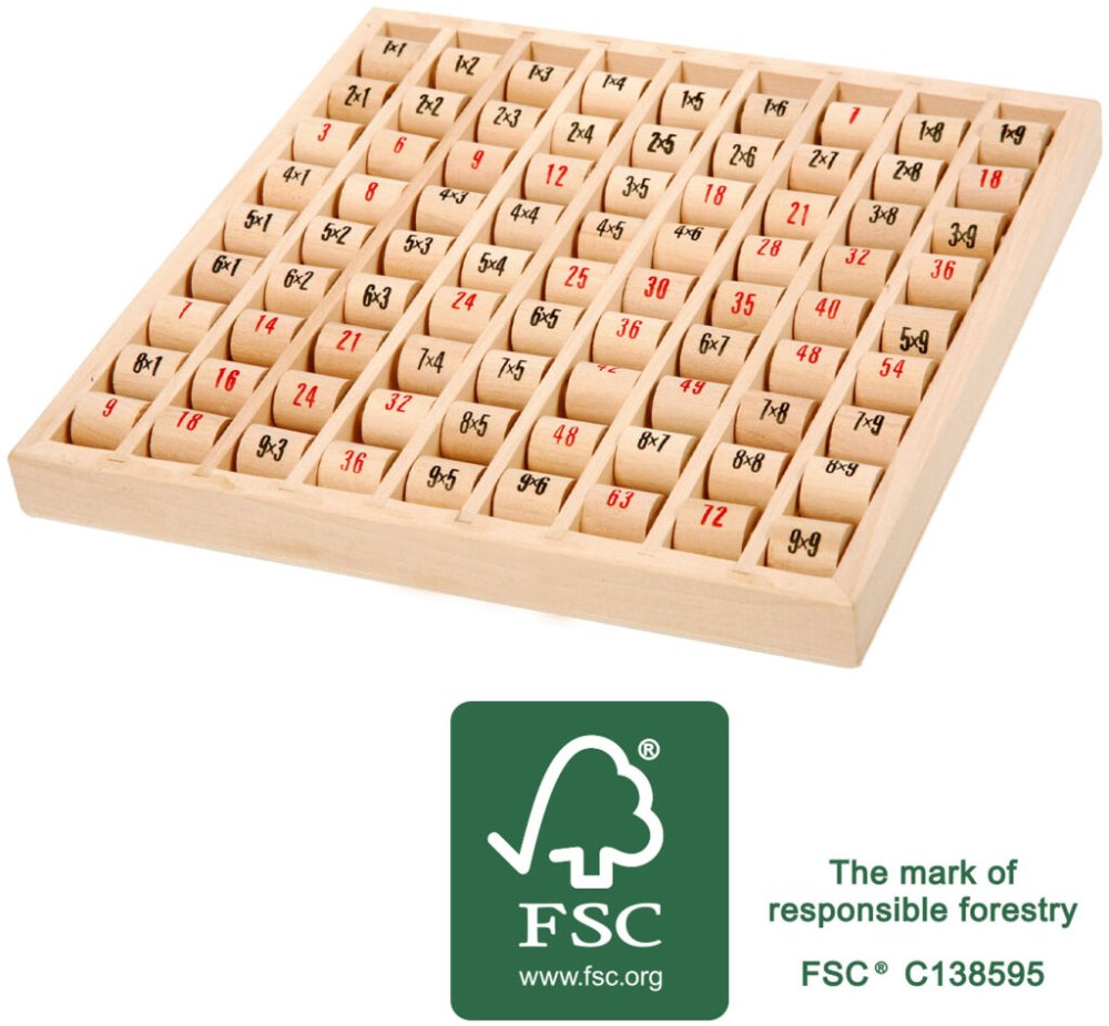 small foot Multiplikationstabellen-Walzen