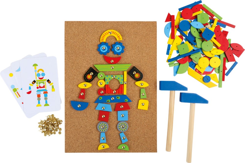 small foot Gioco creativo in legno da martellare - immagine 3