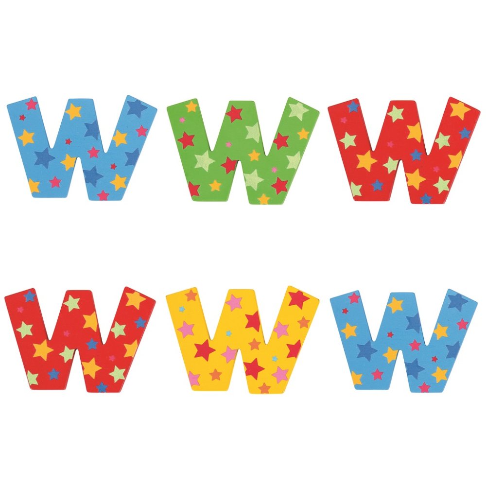 Bigjigs Toys Lettera a forma di stella W