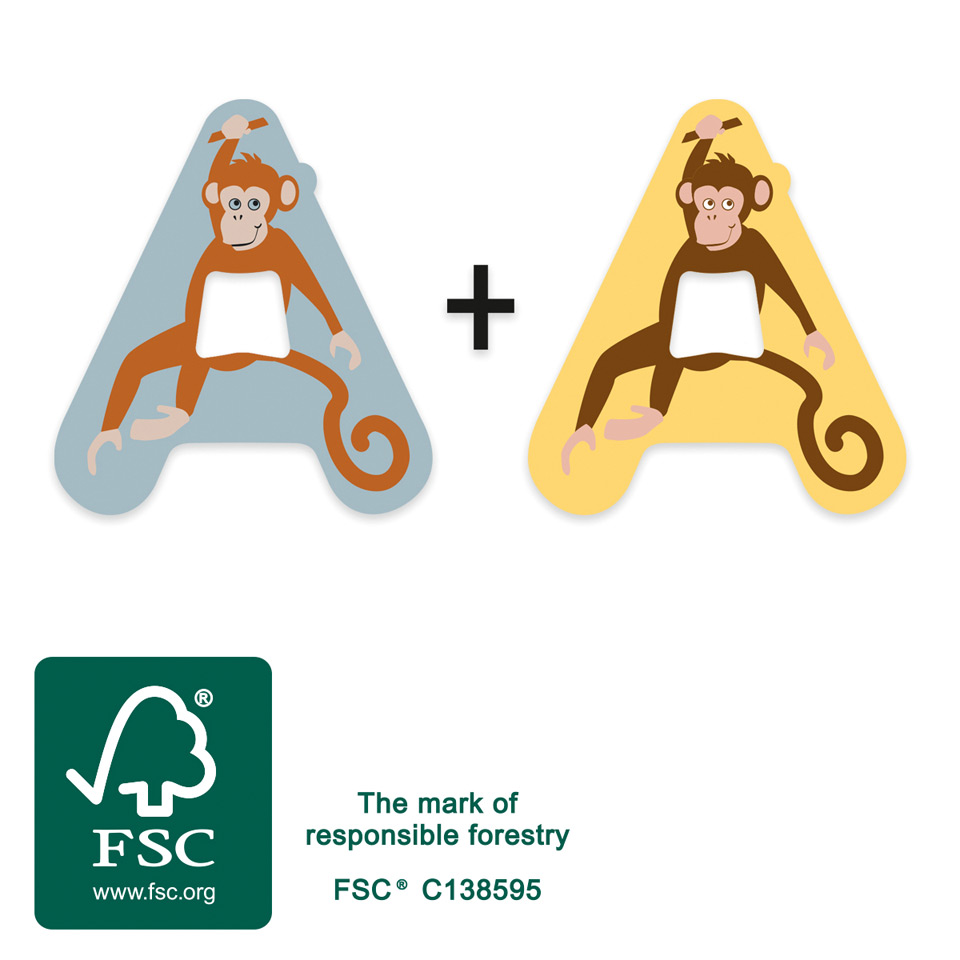 small foot Holzbuchstabe A