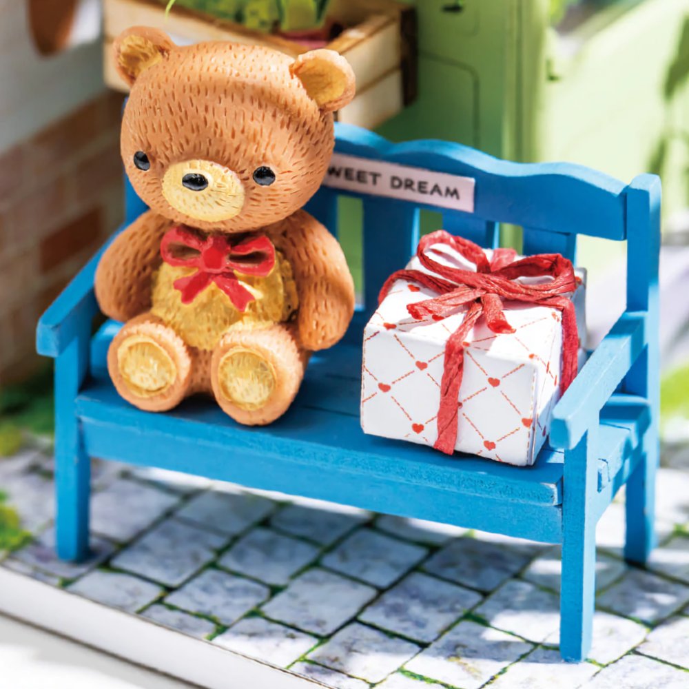 Puzzle 3D en bois RoboTime - Maison miniature - Printemps fleuri – Image 7