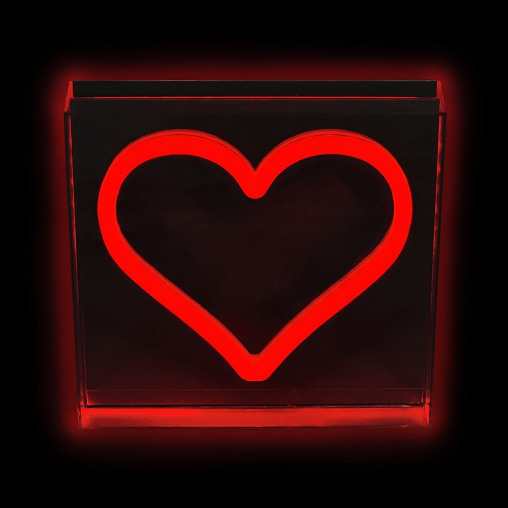 2Kids Toys LED NEON LIGHT lampka Serca czerwona