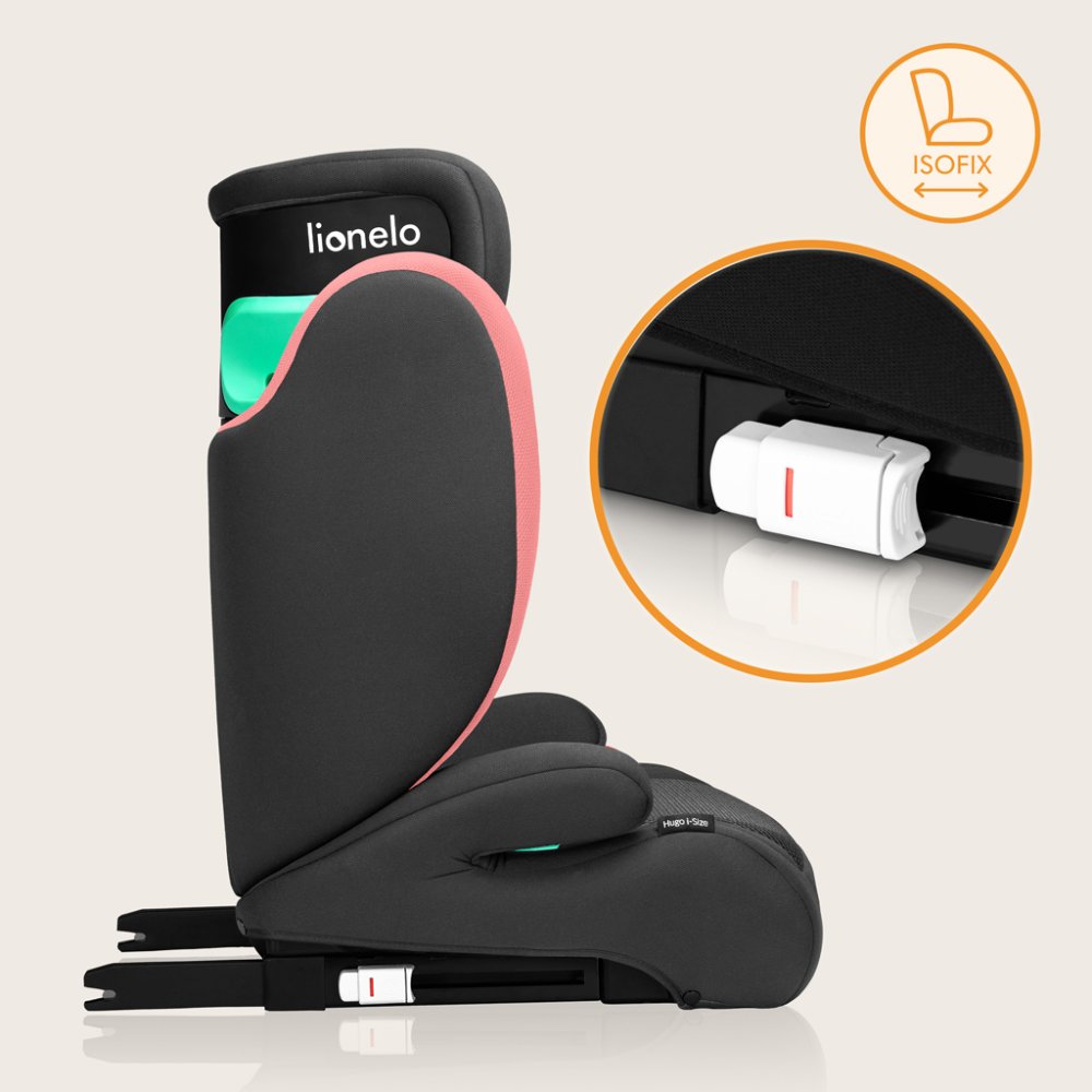 LIONELO Siège auto Hugo i-Size (100-150 cm) Pink Baby – Image 7