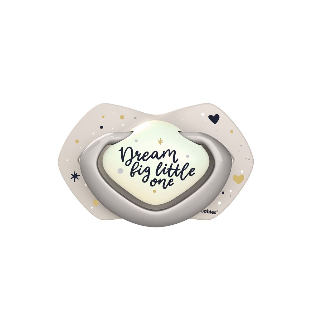 CANPOL BABIES Set de chupetes de silicona simétricos Light touch 0-6m Sleepy koala azul - Imagen 7