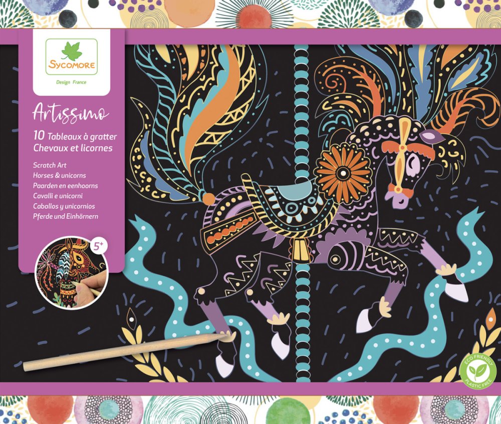Artissimo - zdrapywanka - Konie i jednorożce