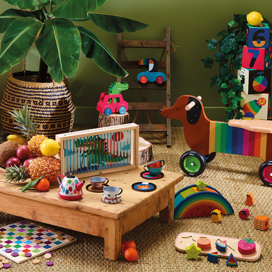 Vilac Bicicletta senza pedali in legno Cagnolino colorato - immagine 5