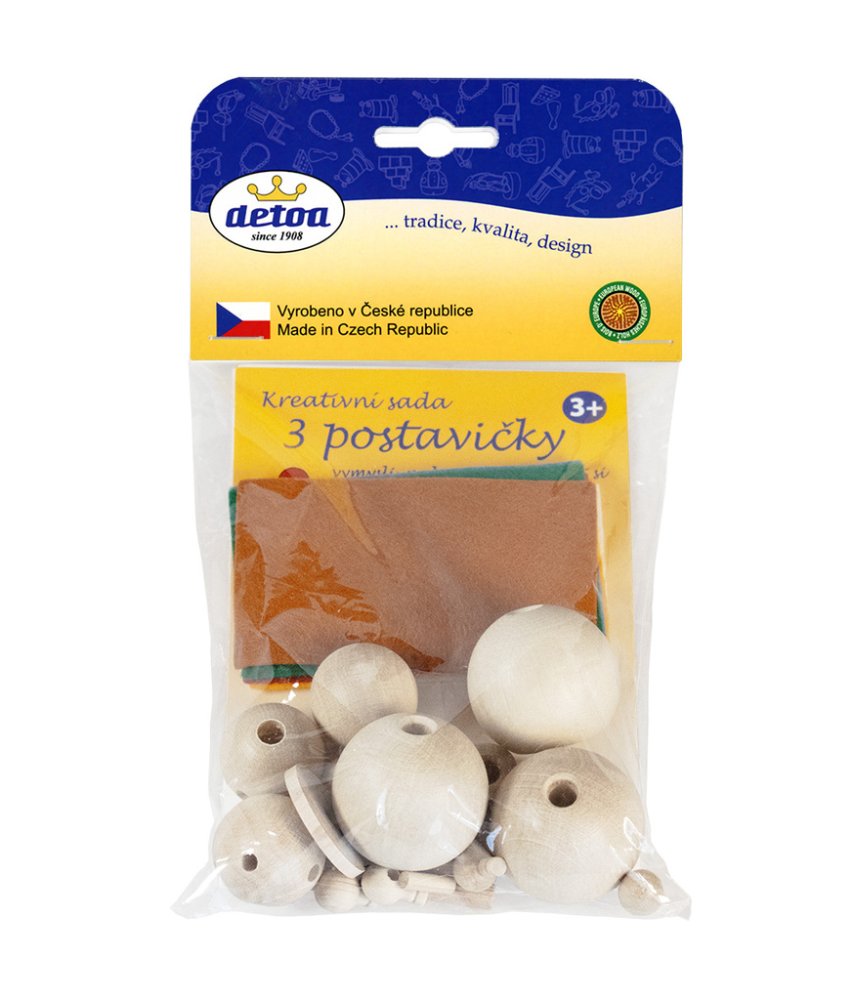 Detoa Kreatív szett - 3 figura