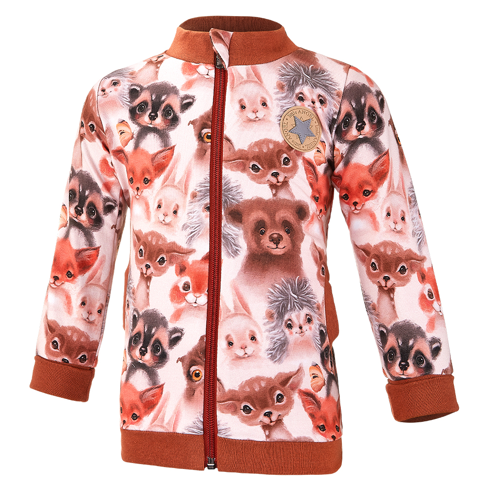 Felpa foderata Outlast® - animaletti/perla 86