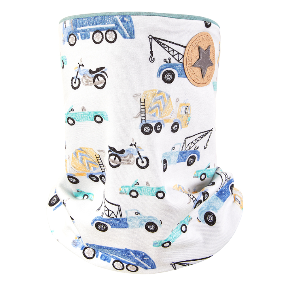 Tour de cou doublé Outlast® - sv.menthol voitures/tm.lichen UNI