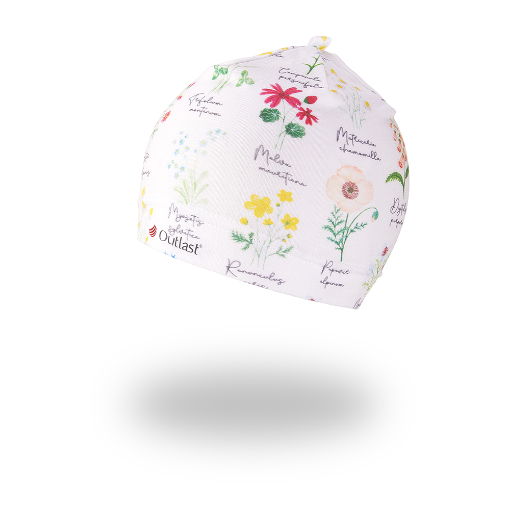 Gorro fino ESTAMPADO Outlast® - herbario 1 | 36-38 cm