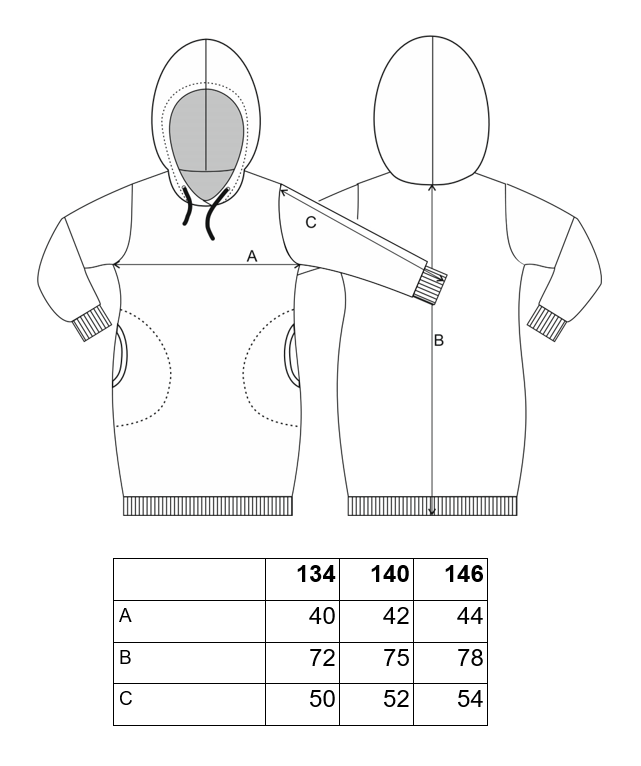 Vestido sudadera - gris jaspeado corazón brillo 116 - Imagen 7