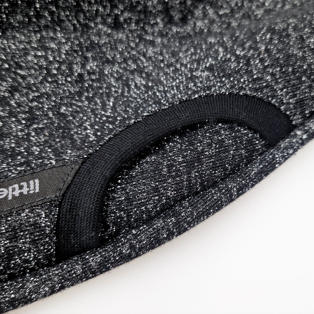 Vestido sudadera cálido - negro brillante 128 - Imagen 7