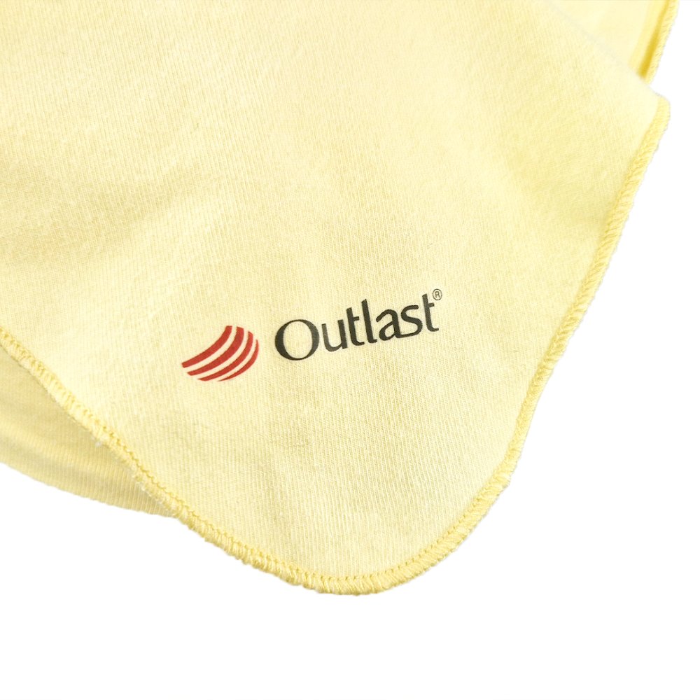 Vékony Outlast® sildes kendő - világossárga/pillangók 5 | 49-53 cm - Image 3