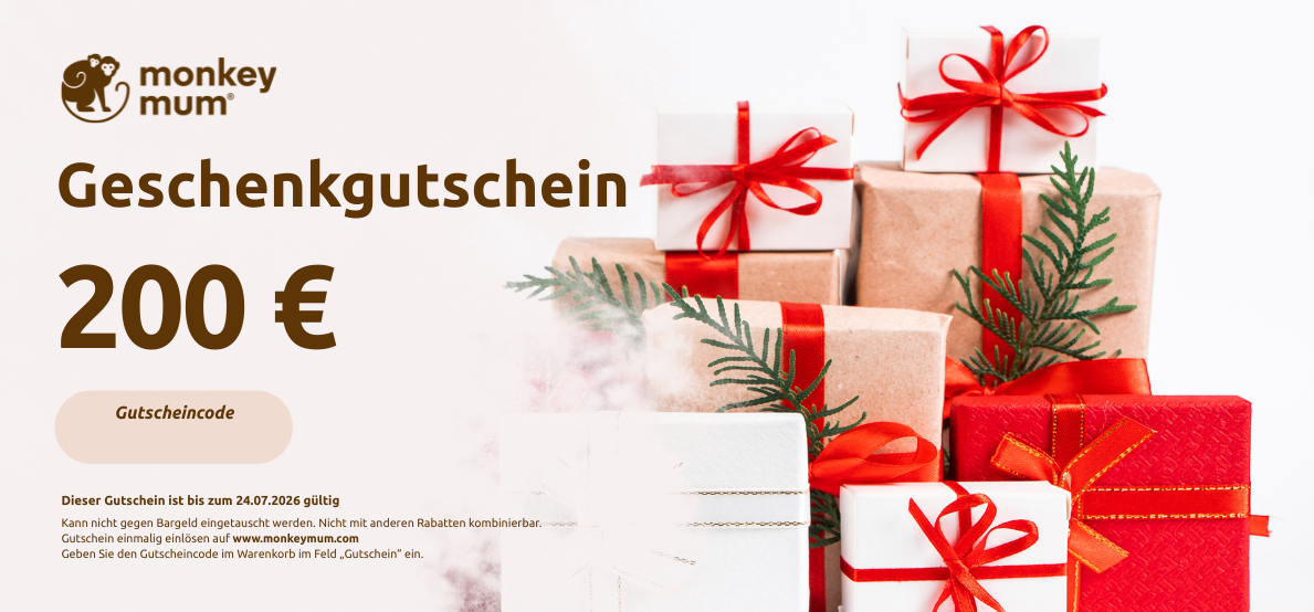 Geschenkgutschein im Wert von 200 EUR Geschenke