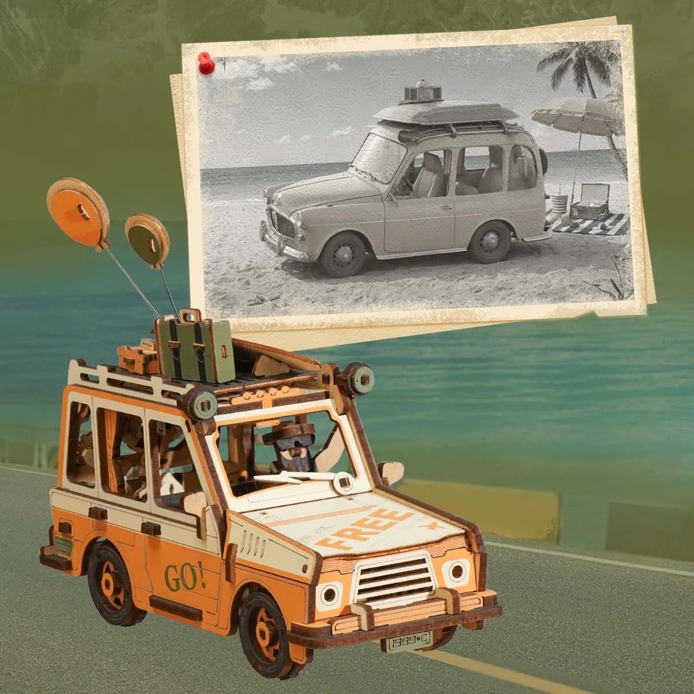 RoboTime 3D mechanická skládačka Road Tripper s kyvadlem (obrázek 3)