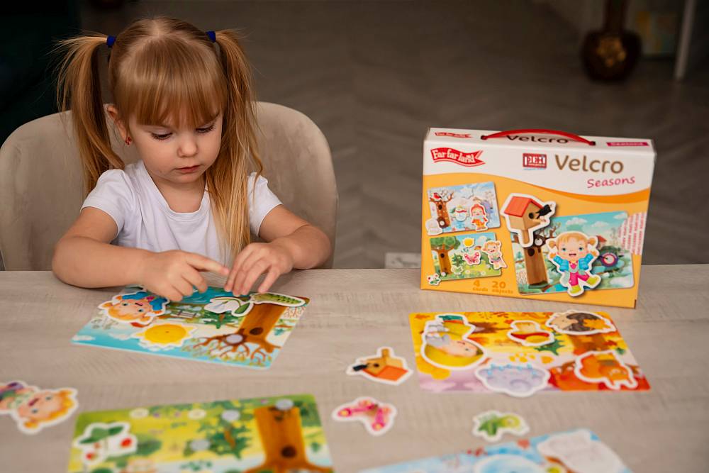 Pexi Velcro skládačky - Roční období (obrázek 4)