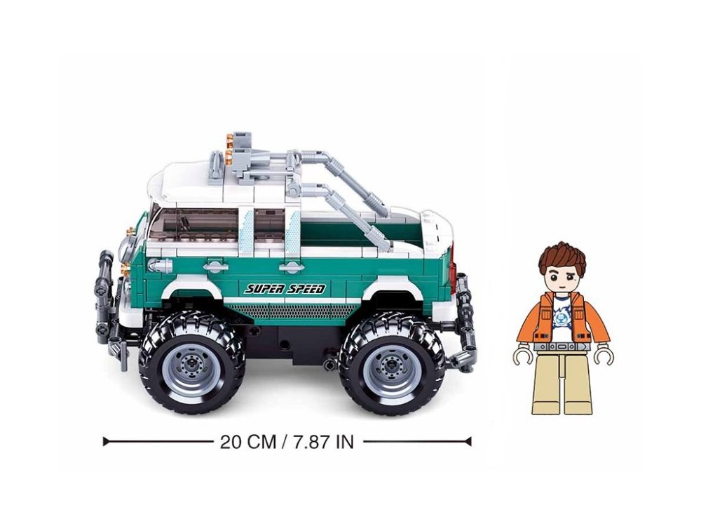Sluban Power Bricks M38-B1020 Monster SUV vůz R/C T2 na dálkové ovládání (obrázek 3)
