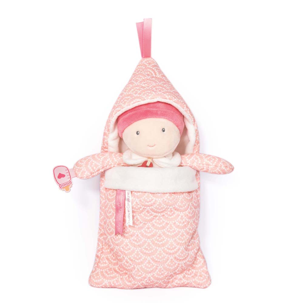 Doudou Jolijou Miminko v navlékací peřince 20 cm (obrázek 5)