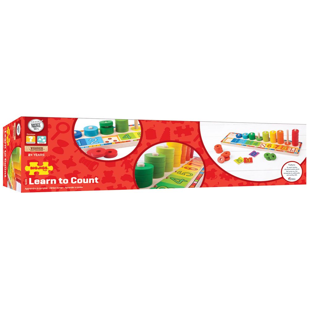 Bigjigs Toys Deska nasazování s čísly (obrázek 8)