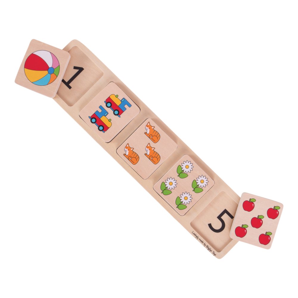 Bigjigs Toys Vkládací puzzle počítání (obrázek 3)