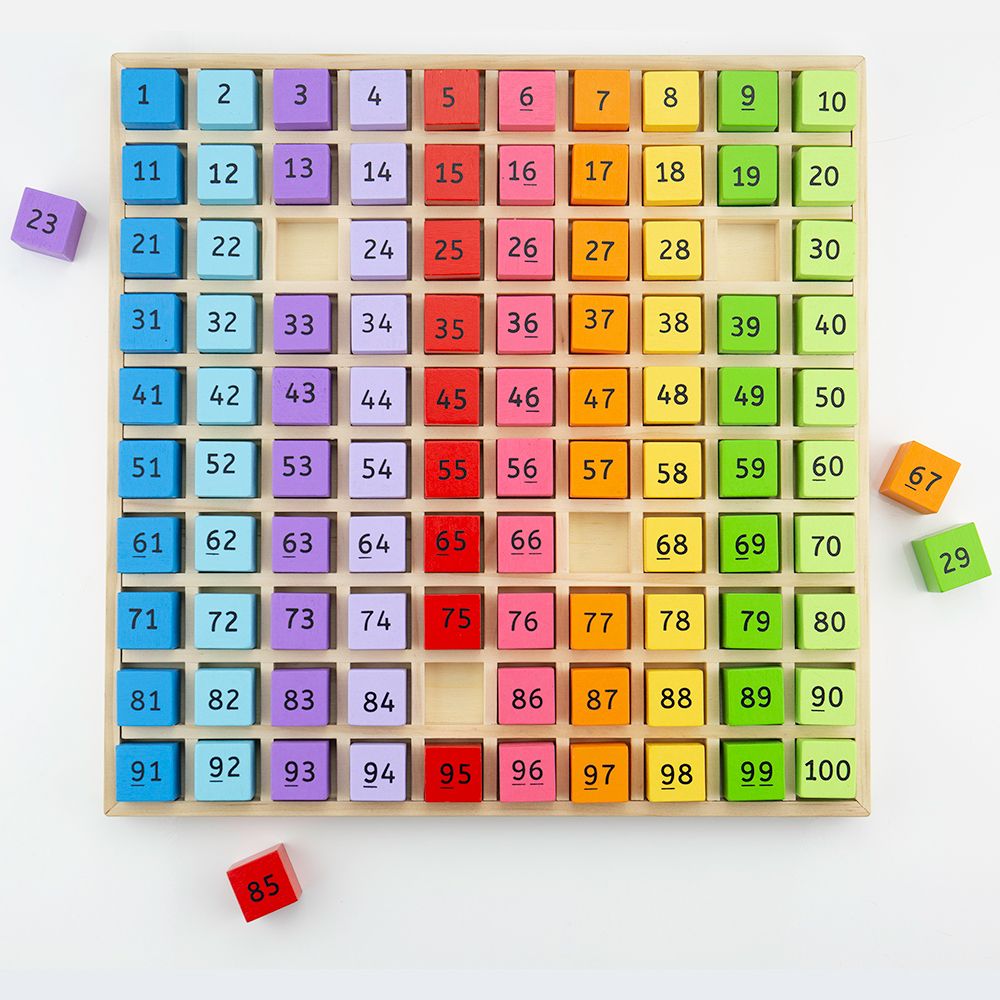 Bigjigs Toys Zásobník Dřevěná čísla (obrázek 6)
