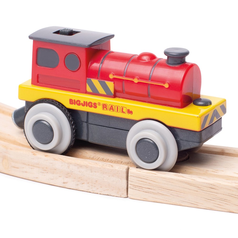 Bigjigs Rail Elektrická lokomotiva Červený silák (obrázek 4)