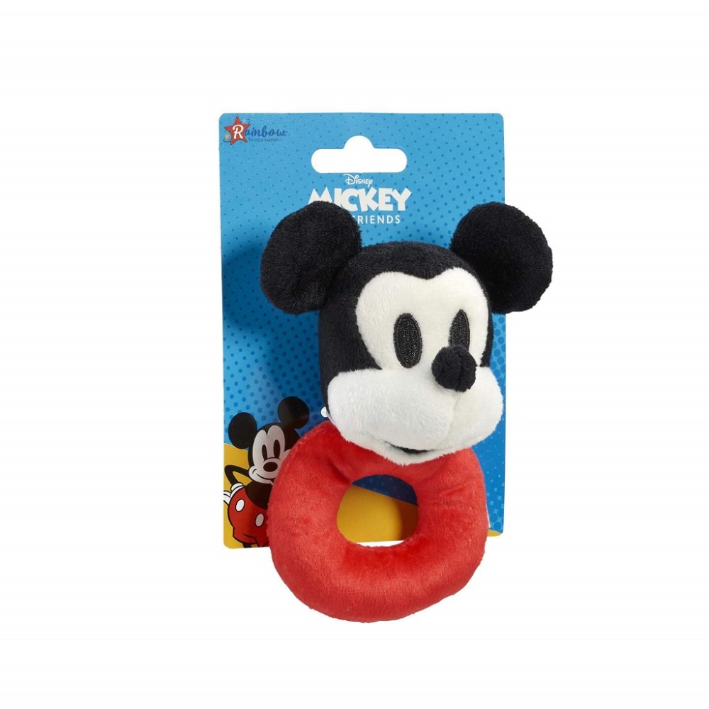 Rainbow Plyšové chrastítko Mickey Mouse (obrázek 2)