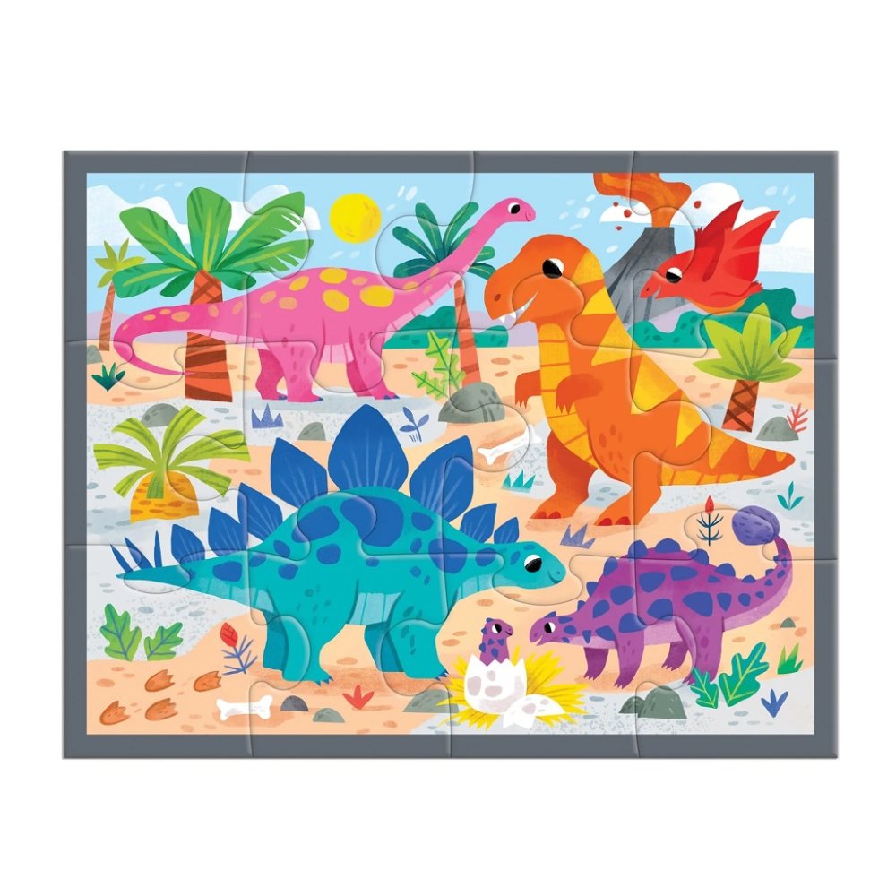Mudpuppy Puzzle Silní dinosauři 12 dílů (obrázek 3)
