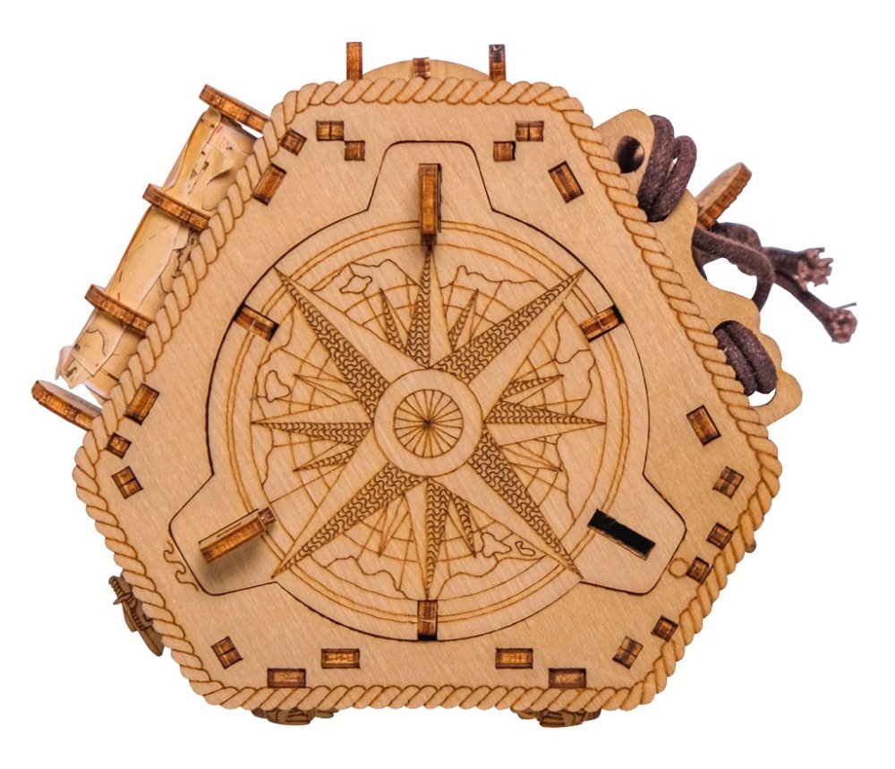 EscapeWelt Dřevěný hlavolam Blackbeard's Compass (obrázek 4)