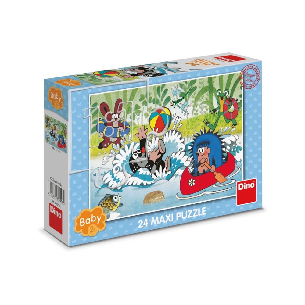 Dino Puzzle Krtek ve vodě 24 dílků maxi (obrázek 3)