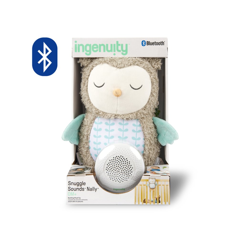 INGENUITY Hibou Musical Nally™ En Peluche Avec Bluetooth 0 Mois+