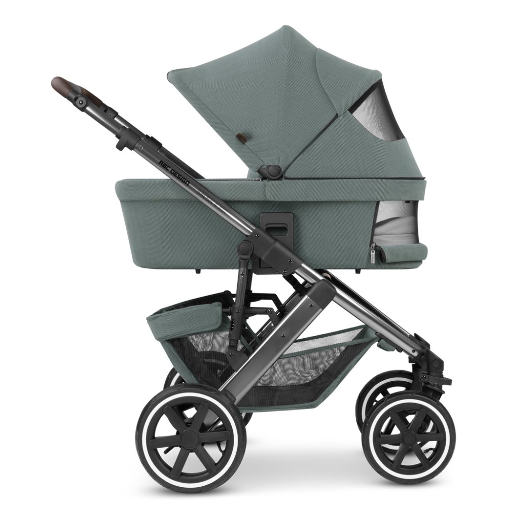 ABC DESIGN Kinderwagen Kombiniert Salsa 4 Air Aloe 2024 + Gratis Autositzadapter